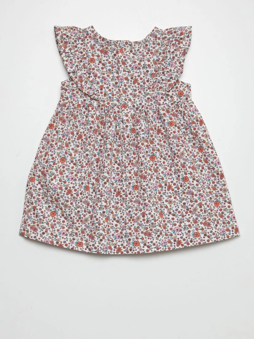 Ensemble robe + bloomer   Blanc