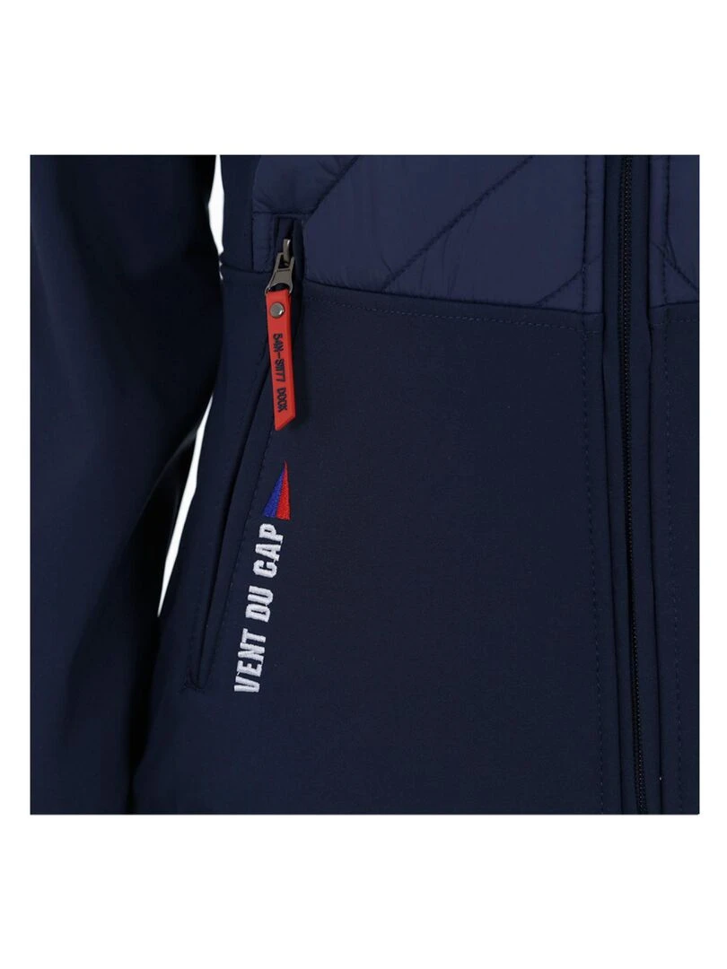 Blouson softshell femme APVER   VENT DU CAP   Bleu marine
