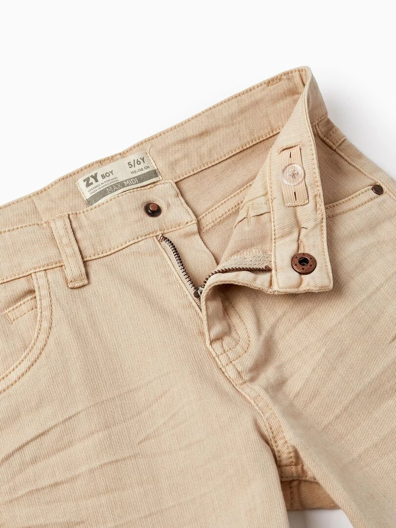 Shorts en sergé pour garçon 'Midi'  SICILIAN DAYS   Gris clair