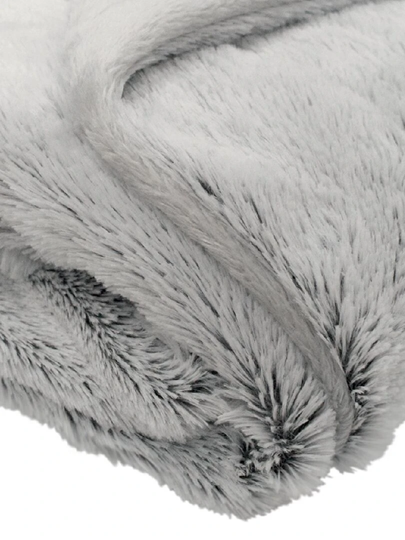 Couverture snow doublée Microdoux Gris souris