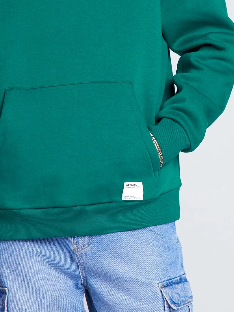 Sweat à capuche   Vert