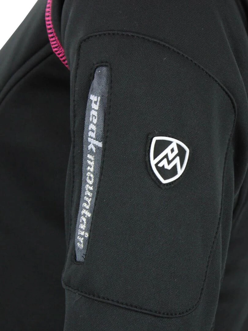 Blouson polarshell femme AMARO   Noir Noir