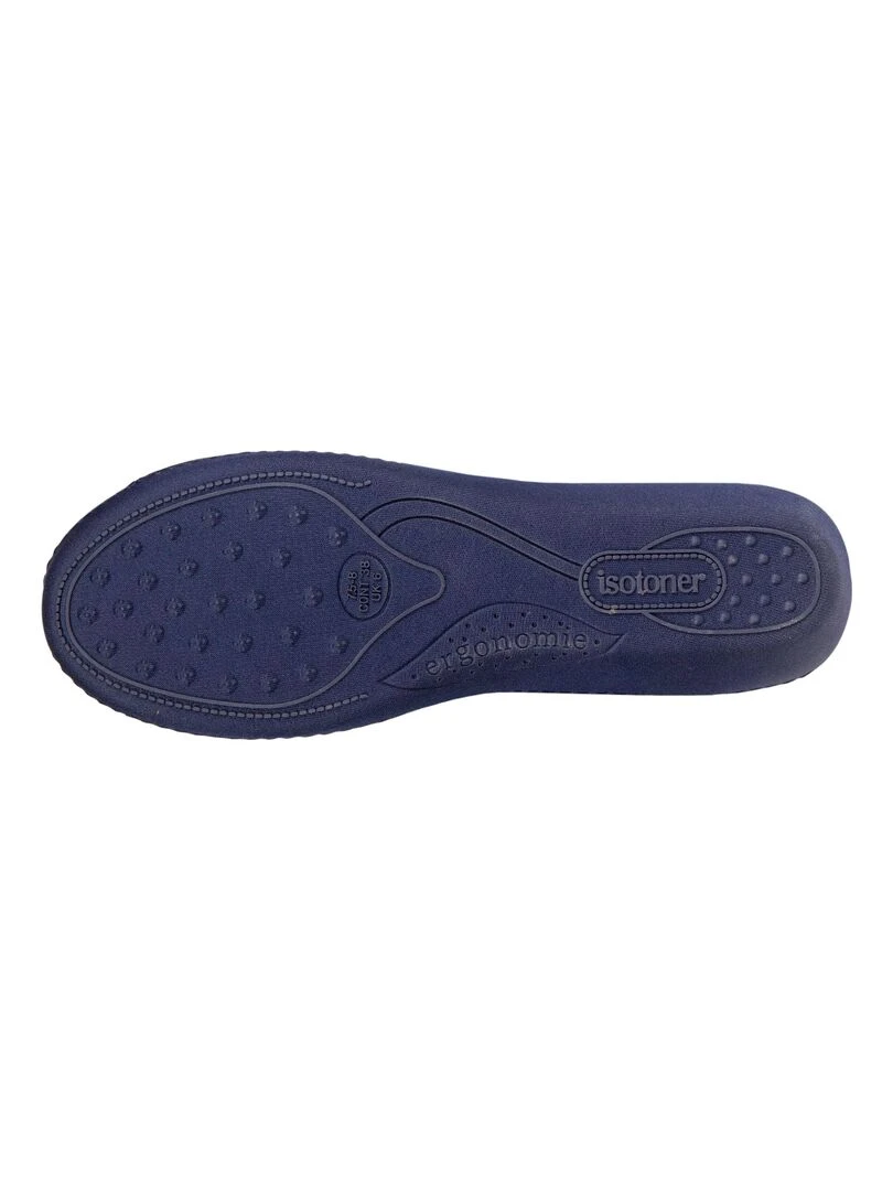 Chaussons mules talon Femme Marine   Bleu marine