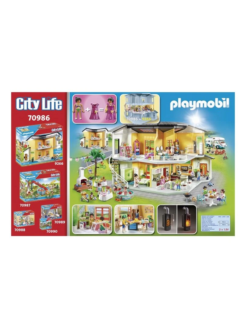 70986 'playmobil' City Life Etage Supplementaire Amenage Maison   N/A