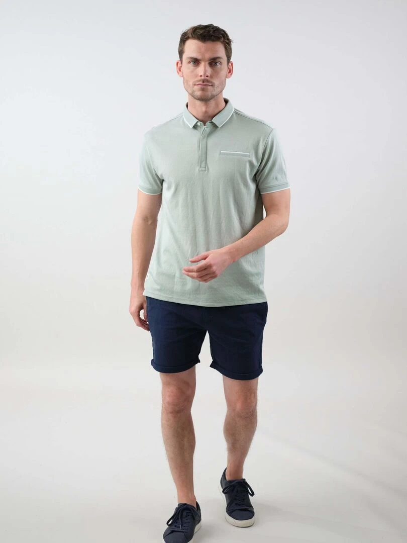 Polo à manches courtes pour homme 'Deeluxe' Vert chèvrefeuille