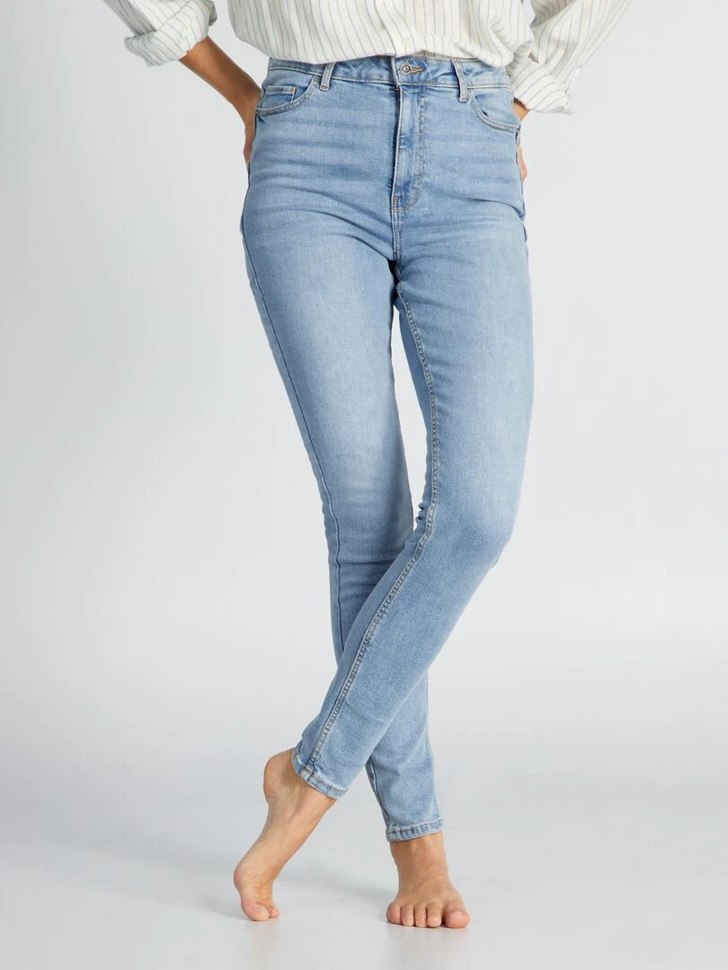 Jean skinny taille haute L30 Triple stone