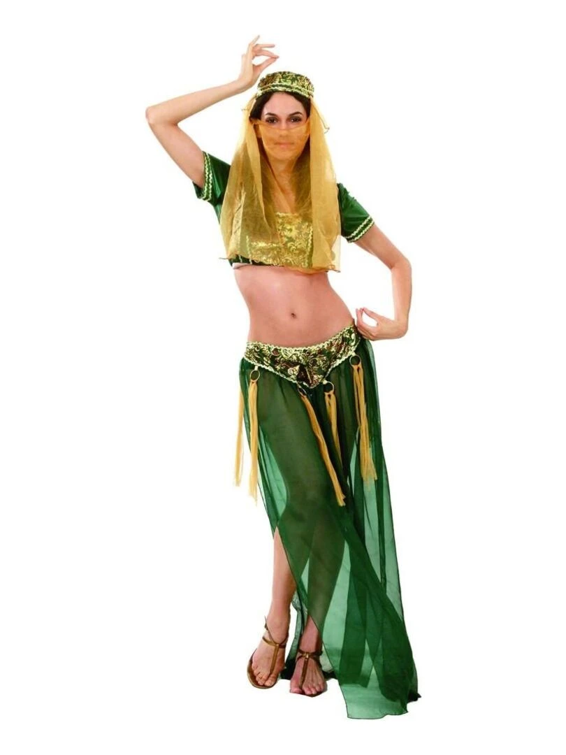Déguisement Danseuse Orientale Femme Vert