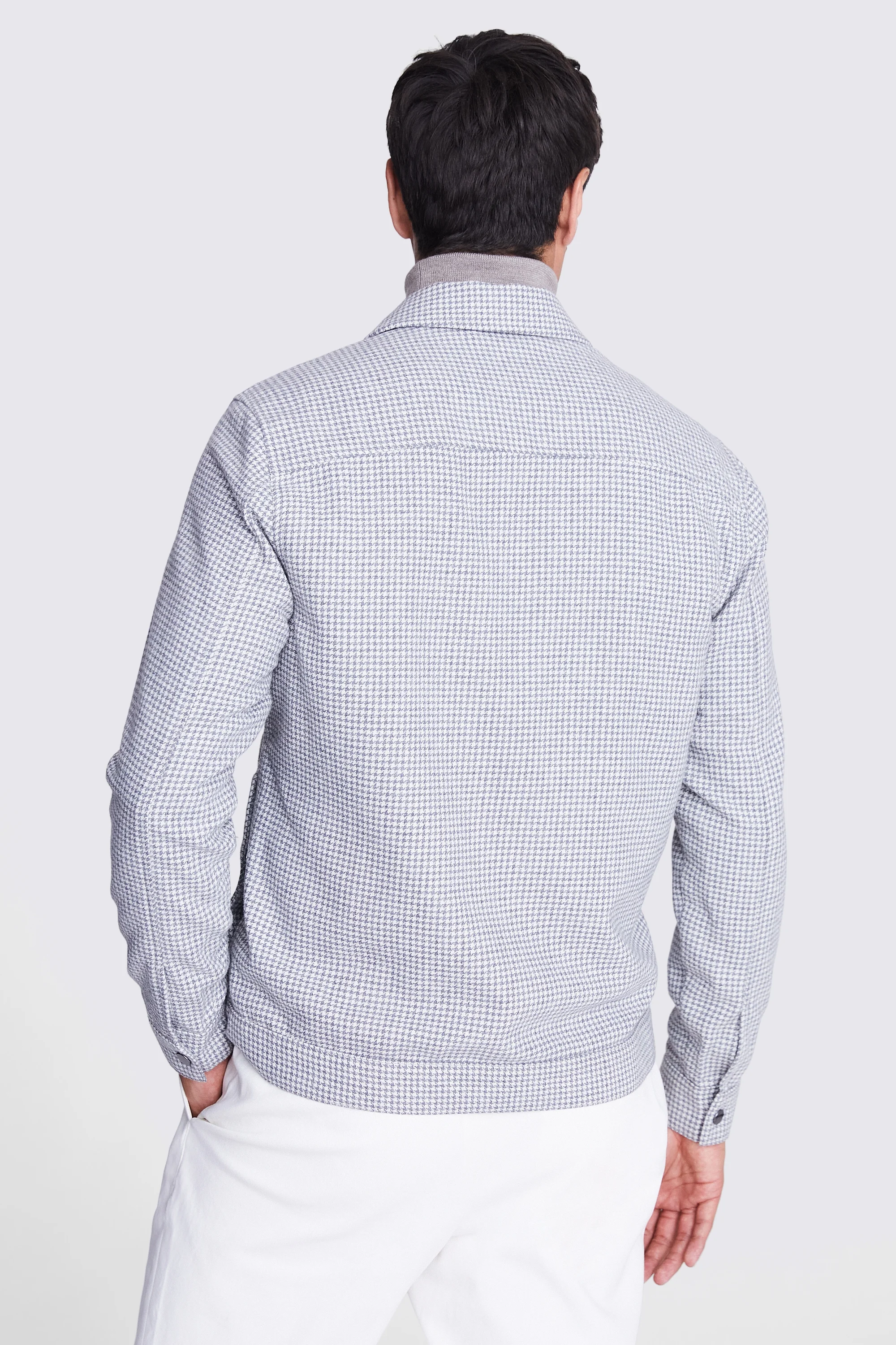 Slim Fit Grey Clementine Check Jacket    Buy Online at Moss