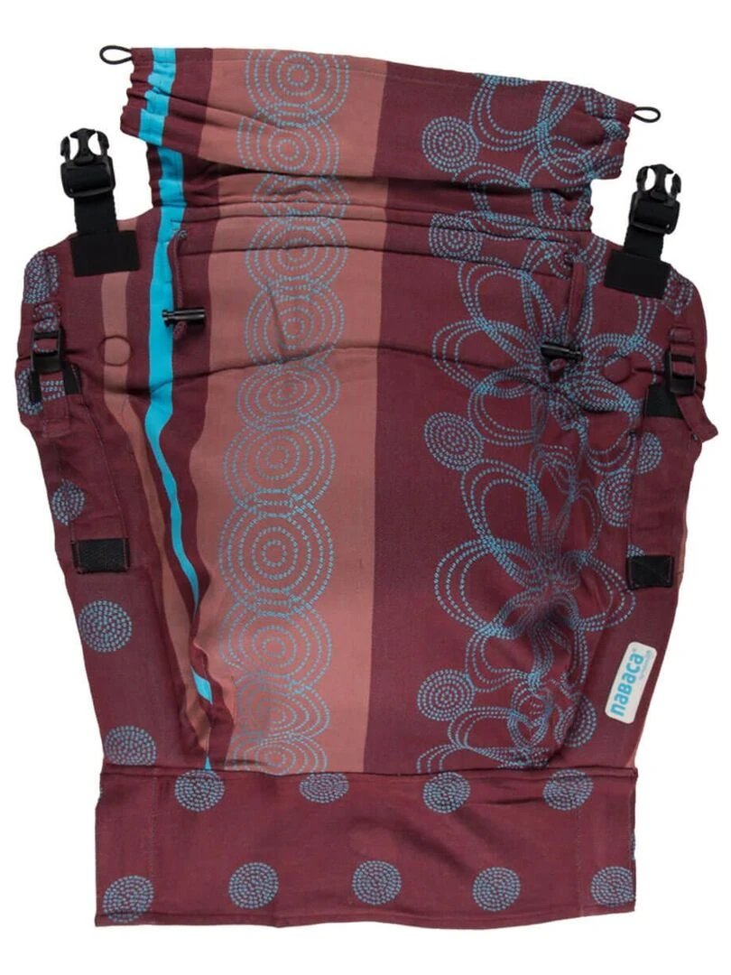 Hoppediz Accessoires de portage Nabaca Panneau supplémentaire taille L Rouge brique