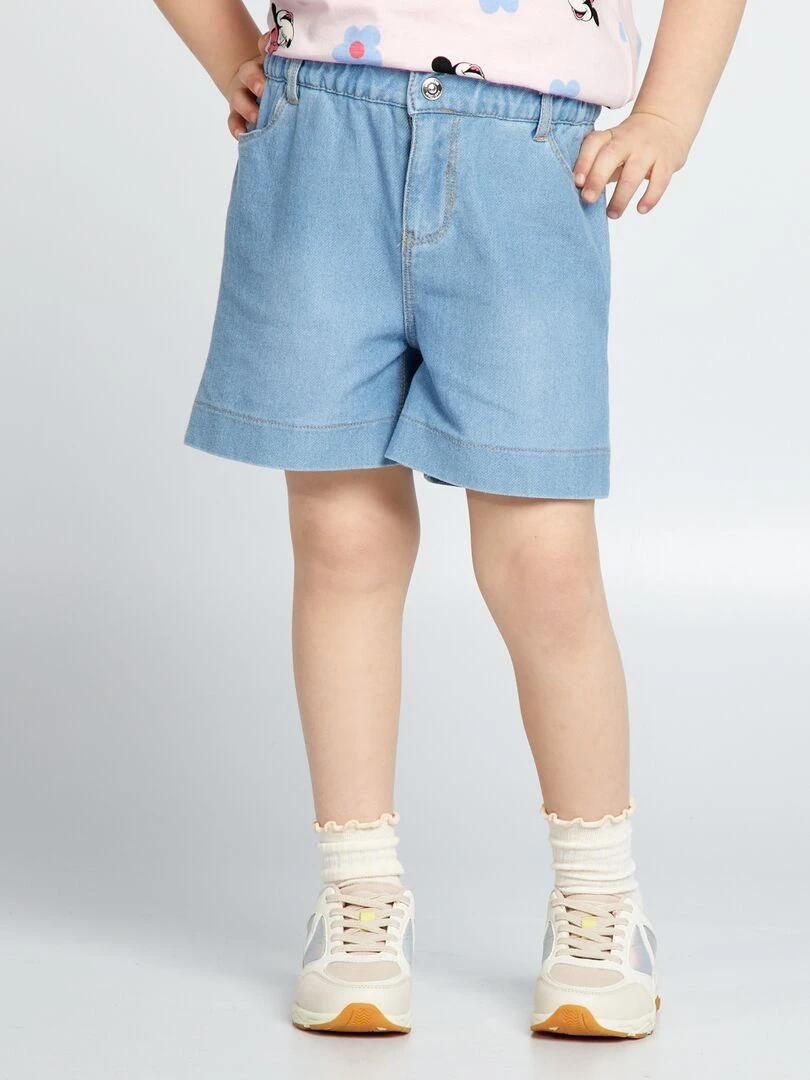 Short en denim So Easy Bleu clair