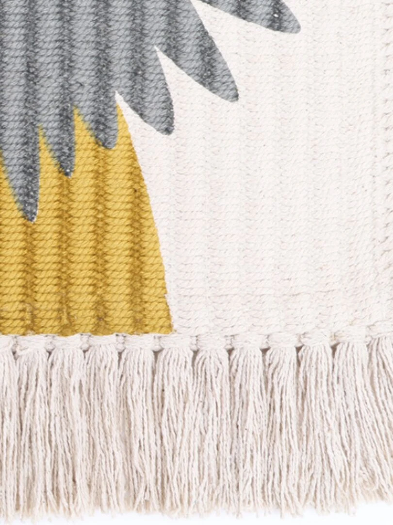 Tenture murale lion Jaggo   Jaune