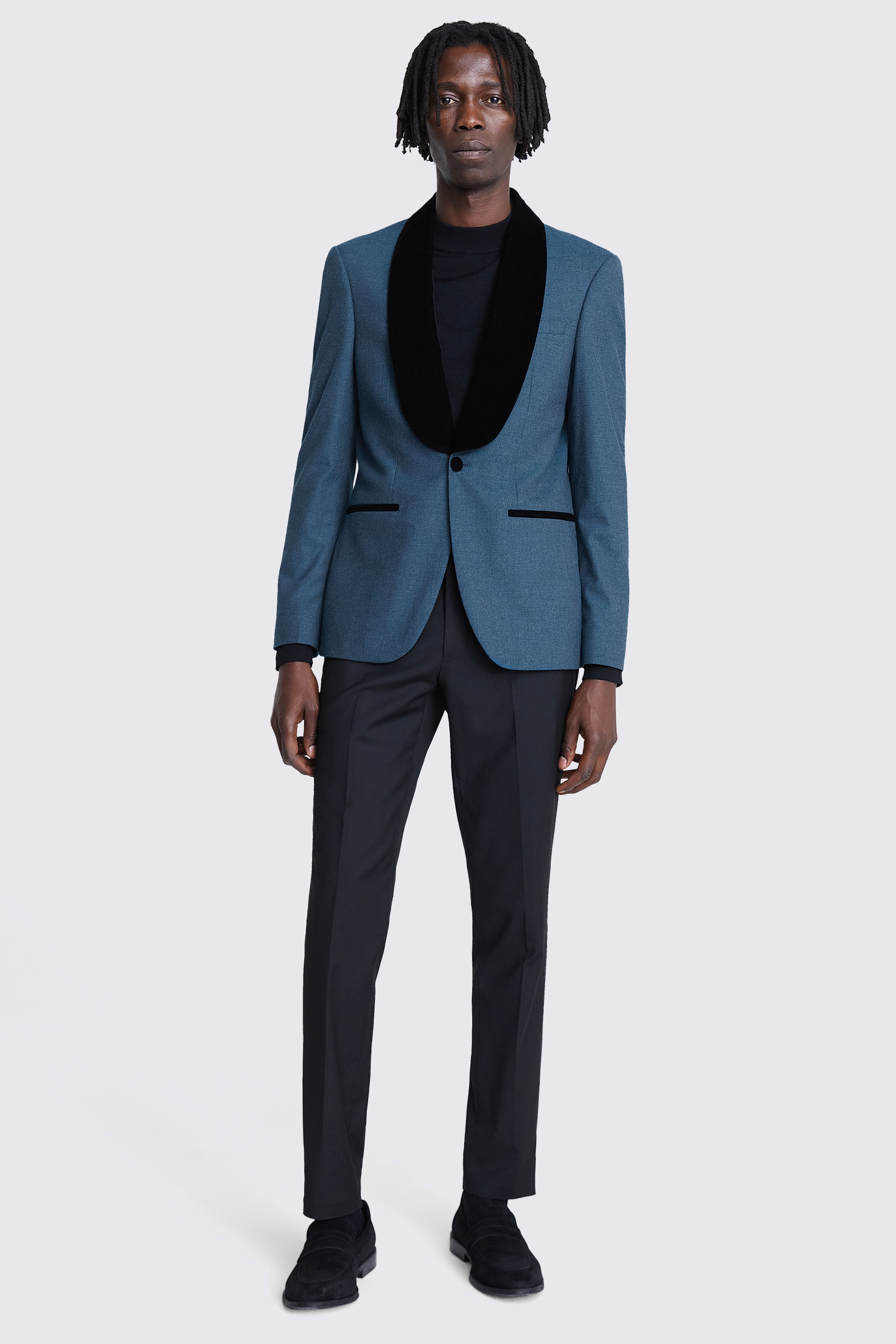 Slim Fit Grey Clementine Check Jacket    Buy Online at Moss