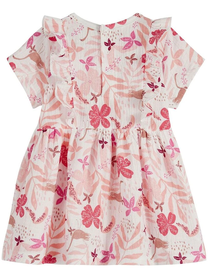 Robe bébé en gaze de coton Lipsi   Rose