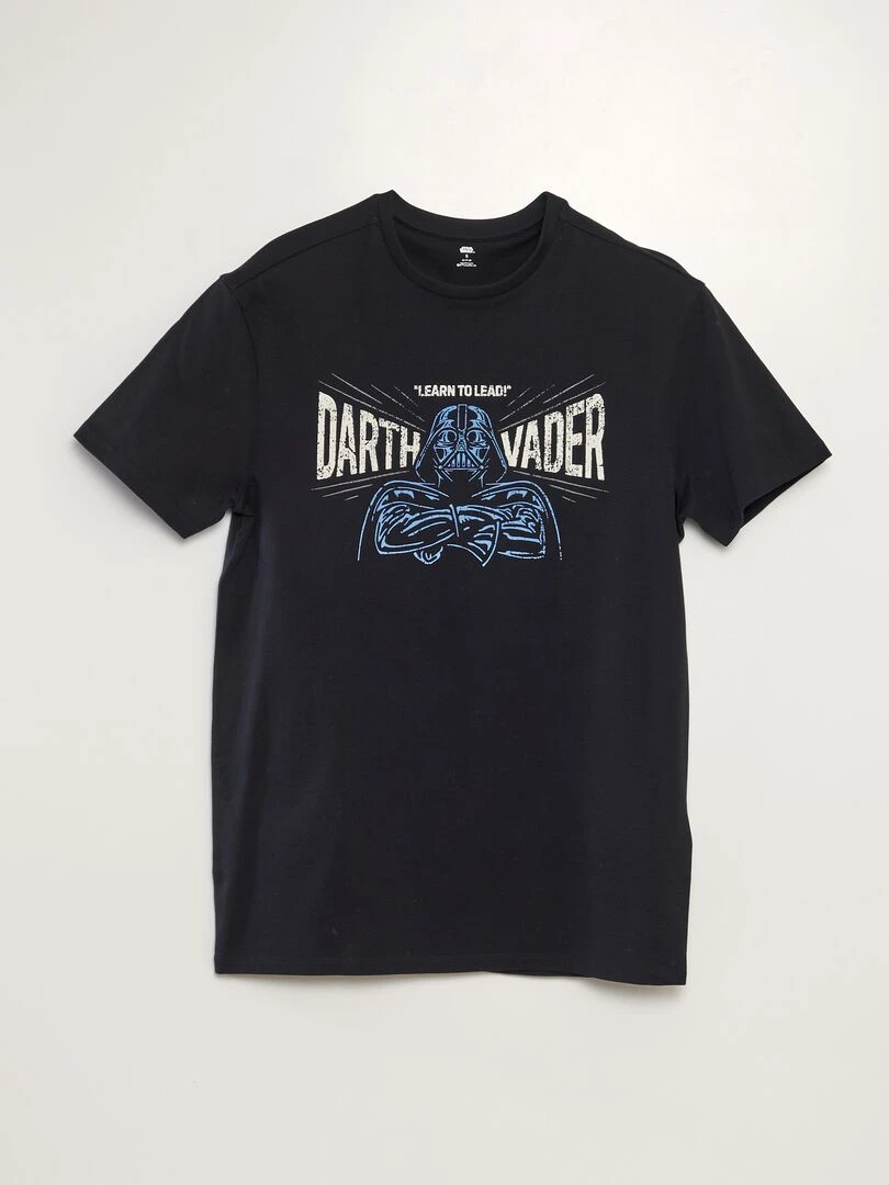 T shirt 'Star Wars' à col rond Noir
