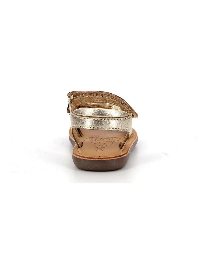 Sandales Cuir Clocandy   Doré/or