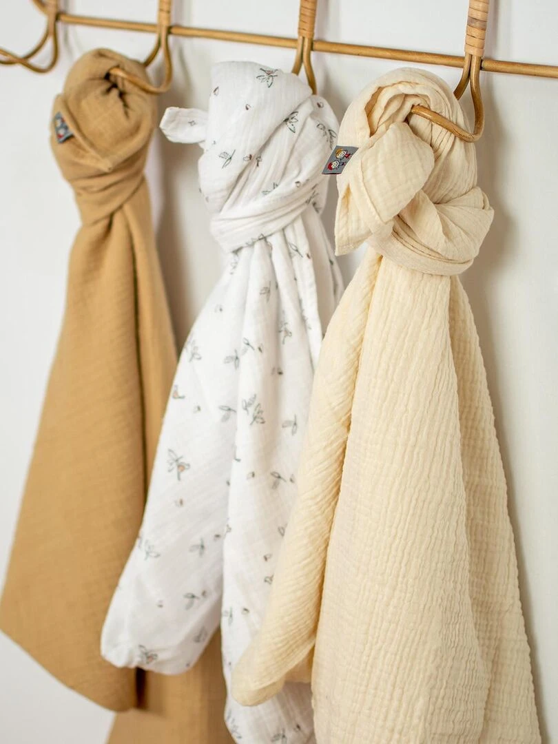 Drap housse couffin ovale Melody Multicolore