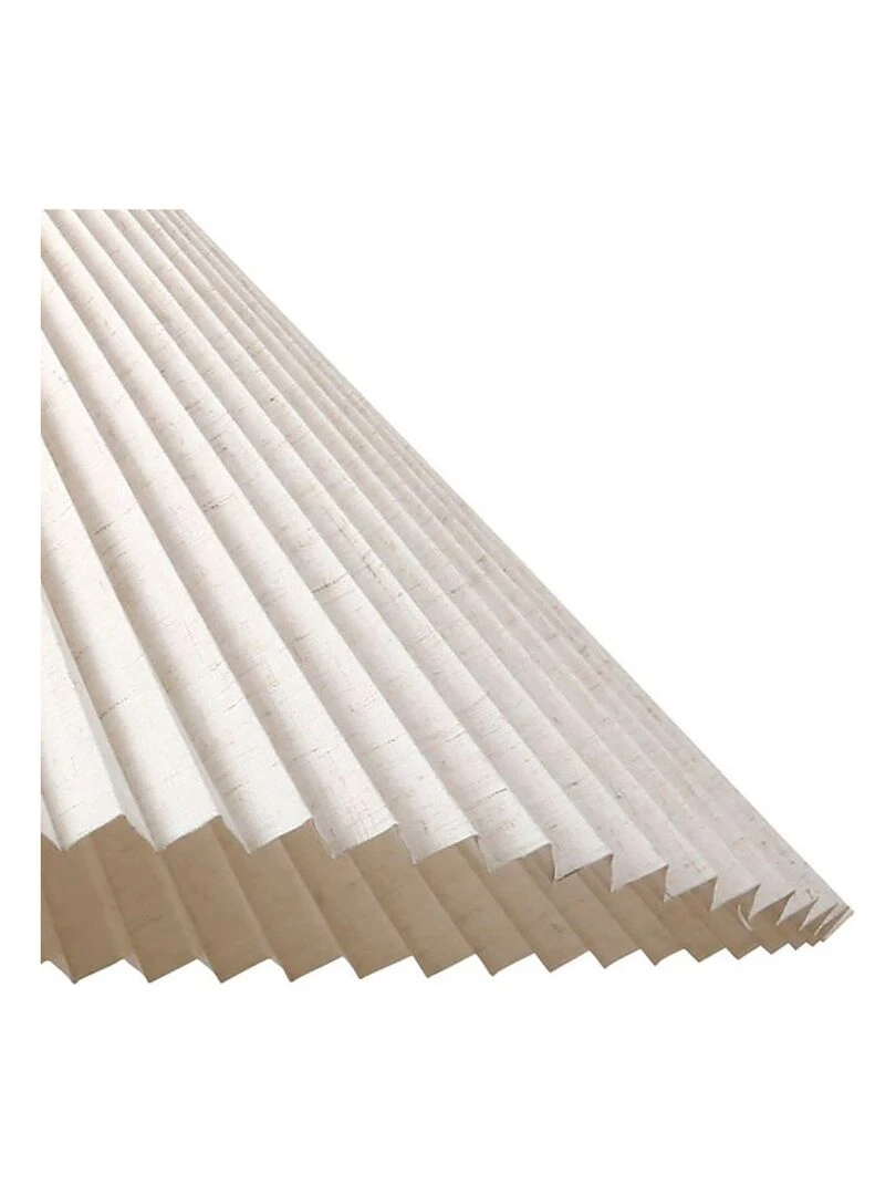 Suspension métal et lin Aurélia beige D52 Beige