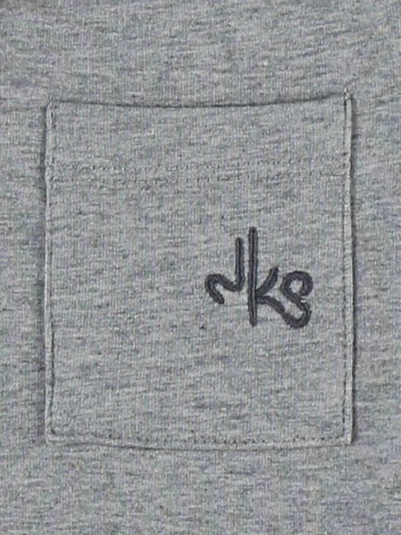 Bermuda en molleton  chiné   Noukie's   Gris