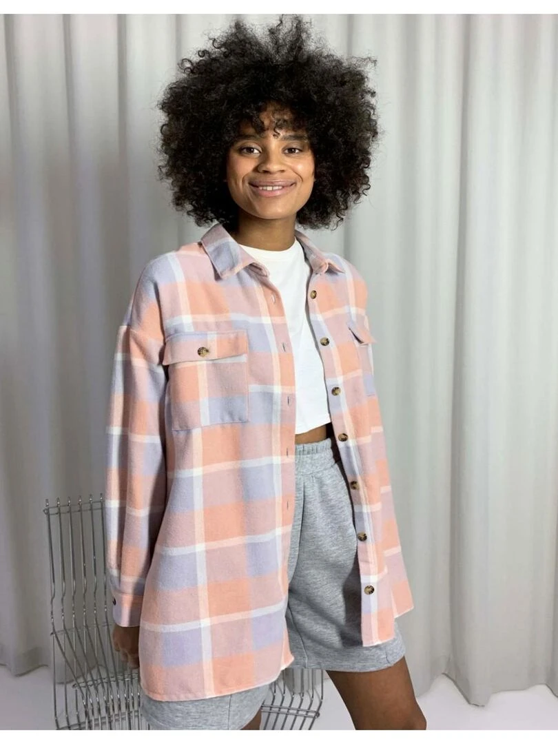 Veste à carreaux Noisy May Rose