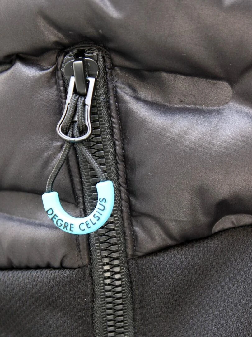 Blouson polaire homme CLOONEY   DEGRE CELSIUS   Noir Bleu