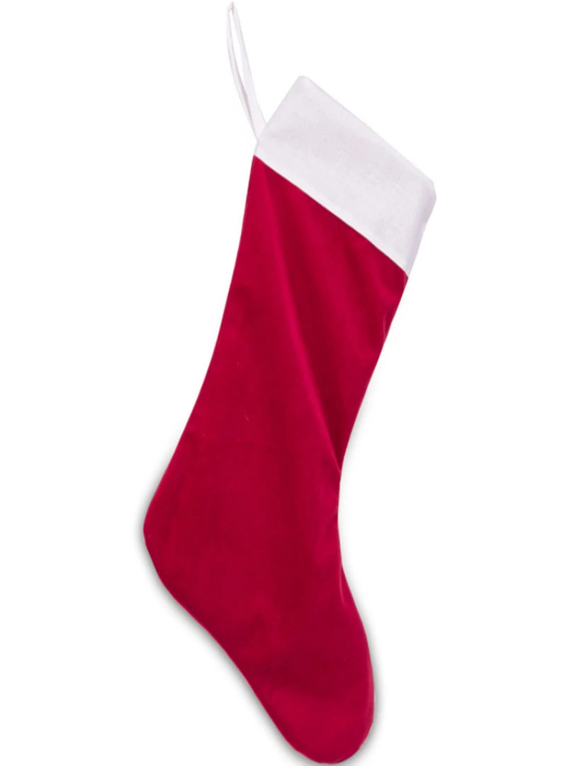 Chaussette De Noël Rouge Rouge