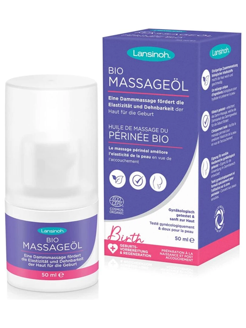 Huile De Massage Du Périnée Bio (50 Ml) Violet