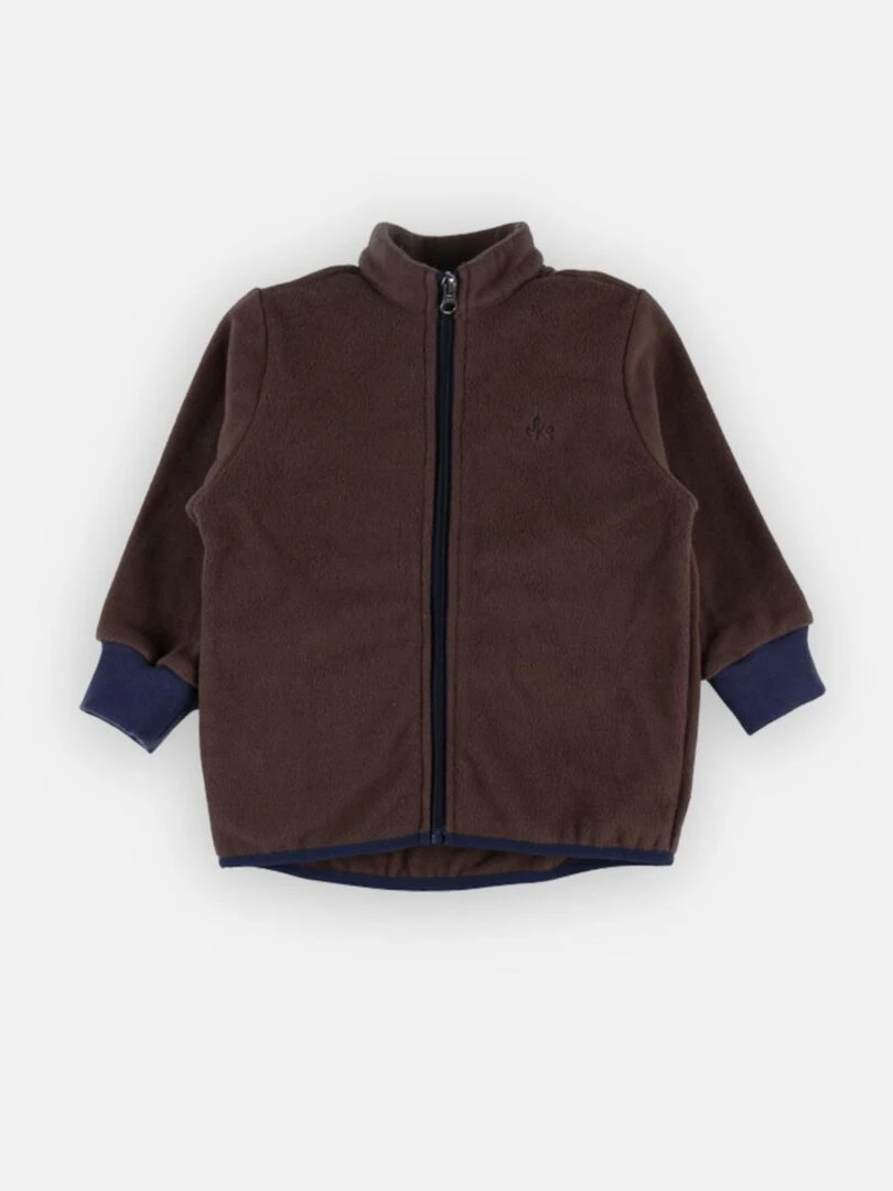 Doudoune 3 en 1  marine/caramel   Noukie's   Bleu
