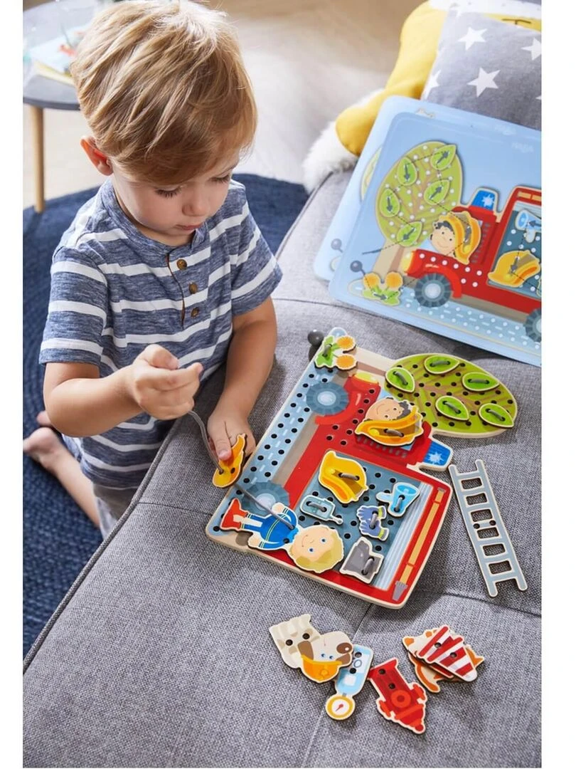 Jeu De Laçage Pompiers En Intervention   N/A