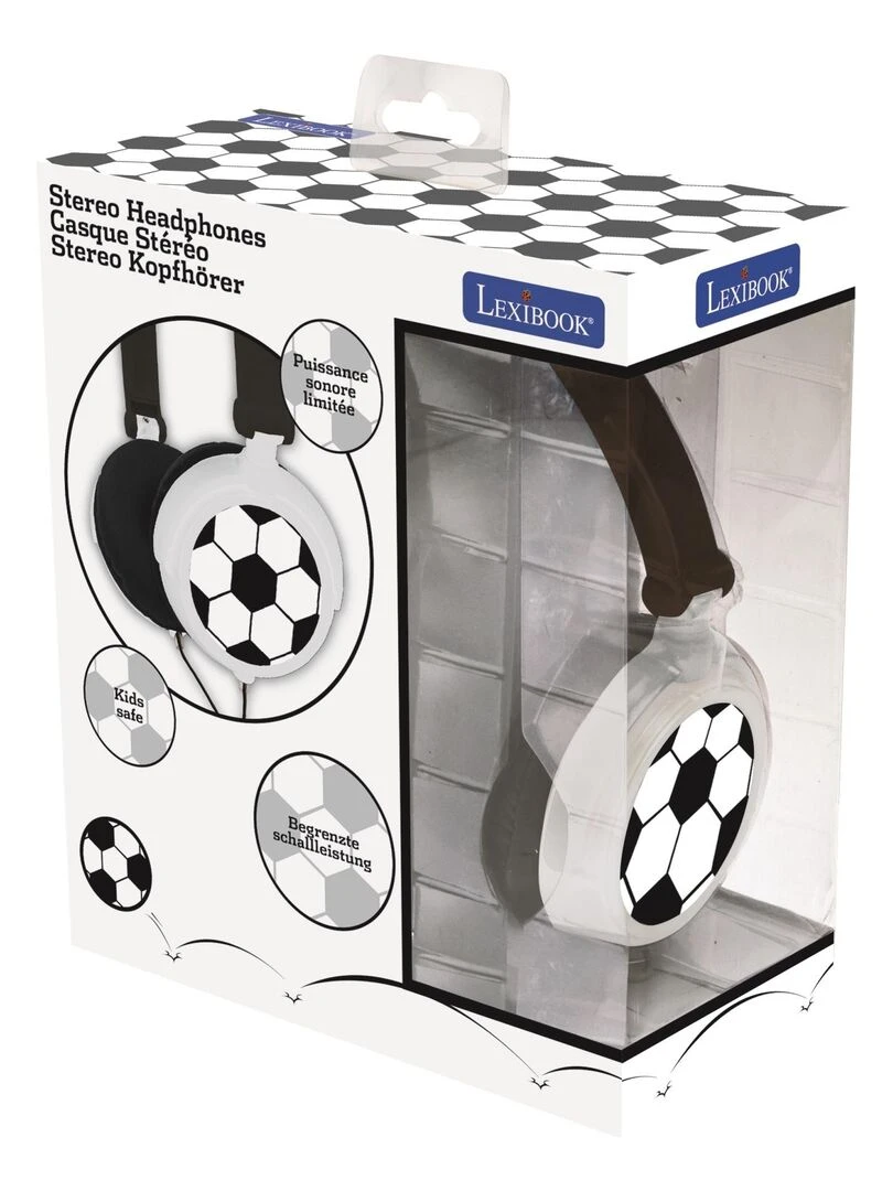 Casque Audio Stéréo – Design Football   N/A
