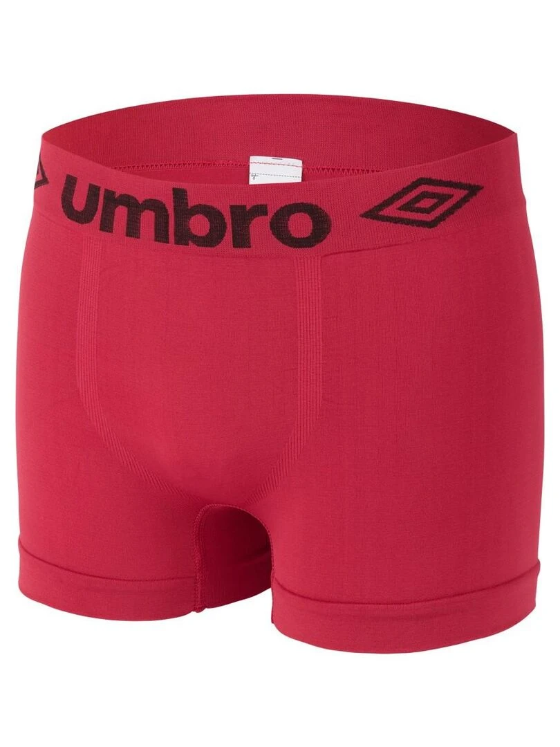 Lot de 4 Boxers homme sans couture Umbro   Noir