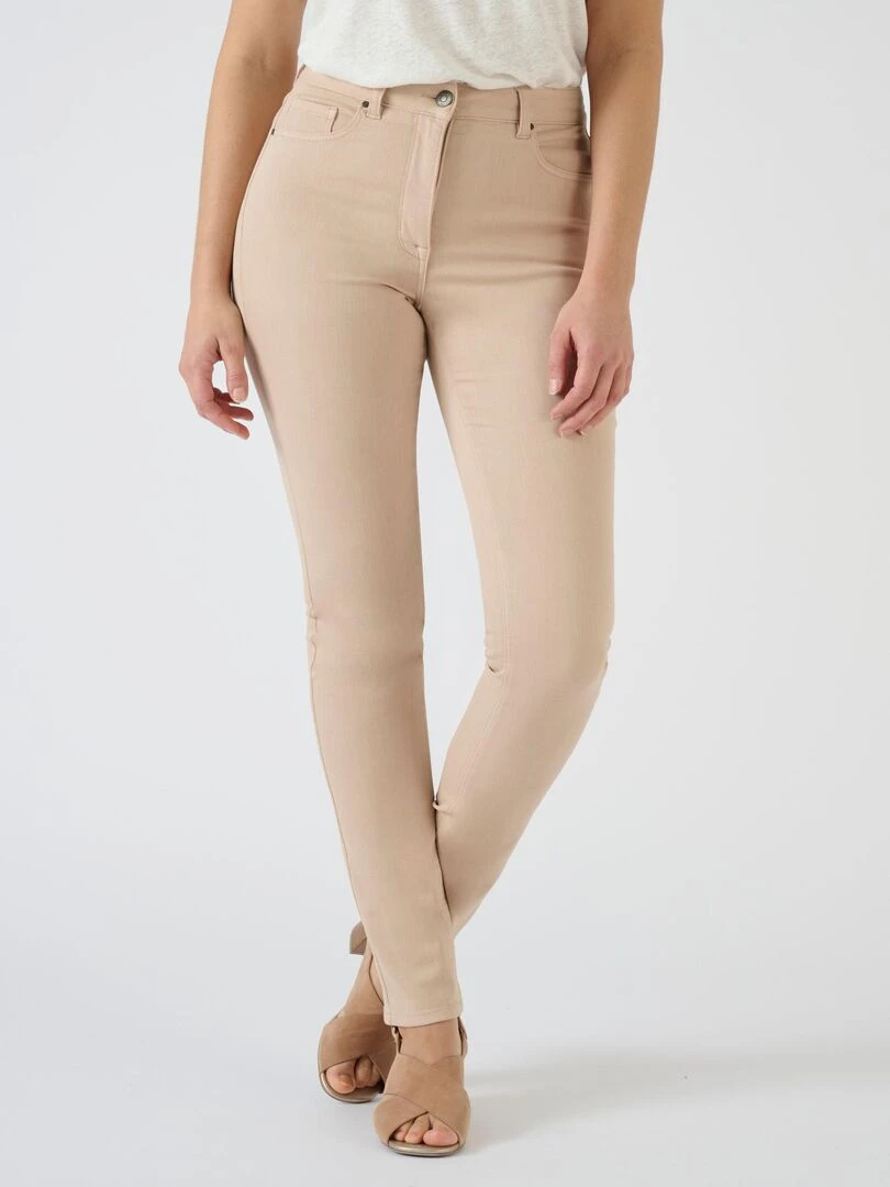 Jean coupe droite Perfect Fit by Damart Damart Blanc Ecru Blanc
