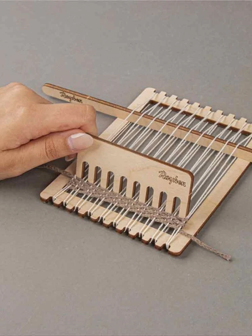 Kit de 3 cadres à tisser en bois   N/A