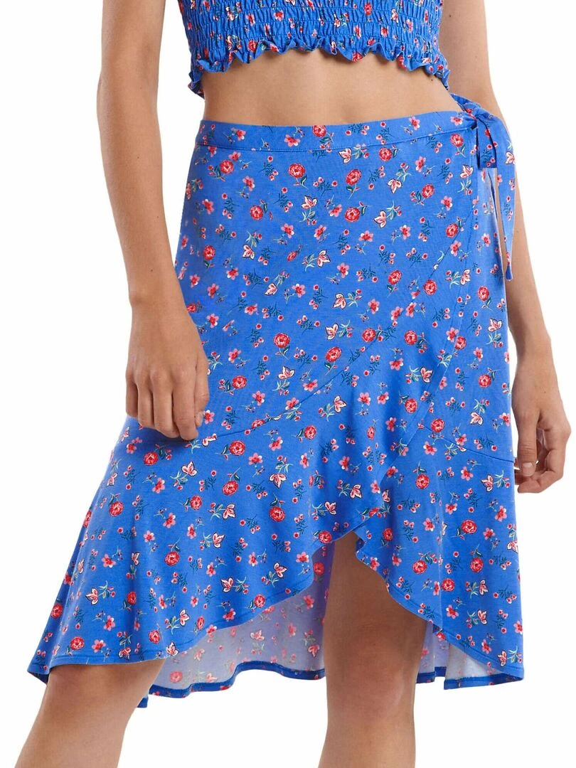 Jupe estivale Java Bleu