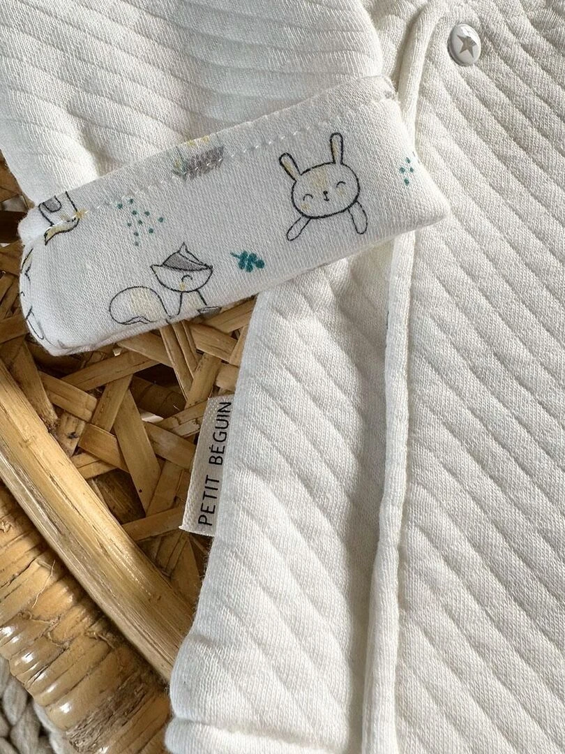 Gilet bébé mixte Tropicland   Ecru