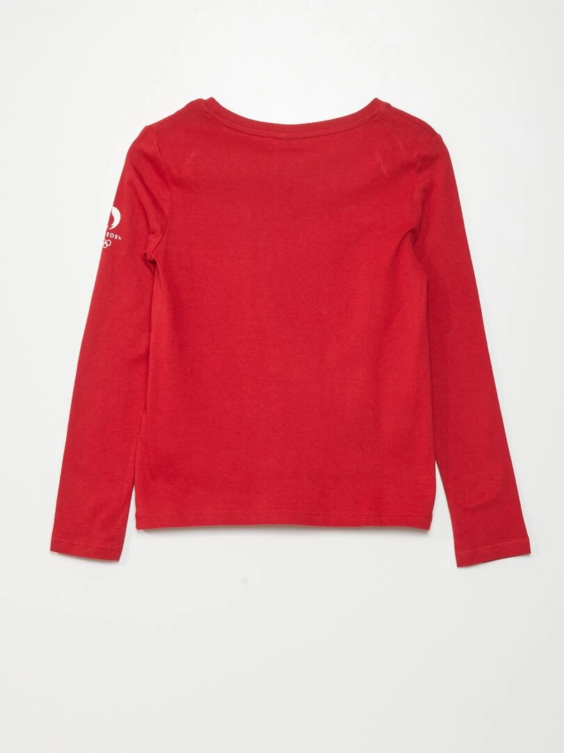 T shirt en jersey   Paris 2024   Rouge