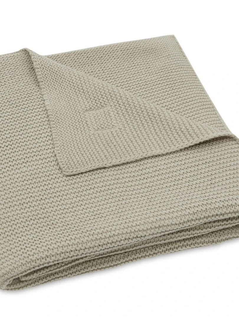 Couverture en tricot Basic Knit Olive Green (100 x 150 cm) Vert