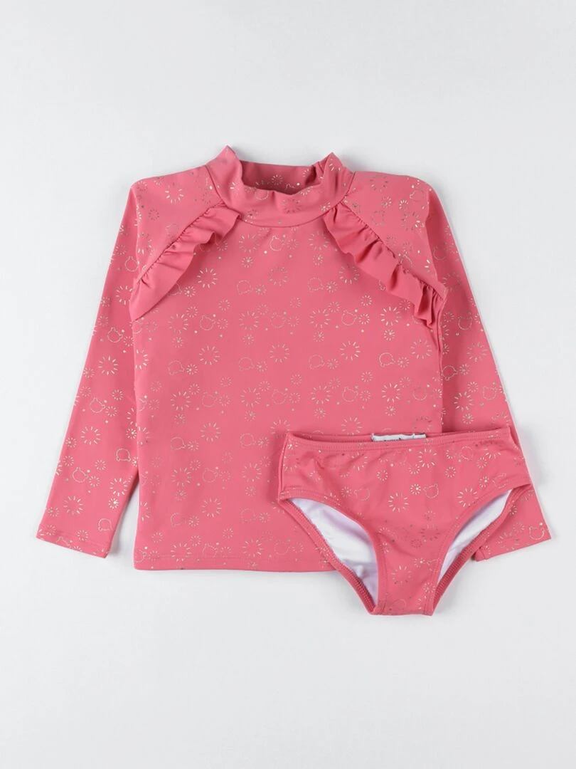 Set UV à imprimé feu d'artifice  foncé/doré   Archimède   Rose