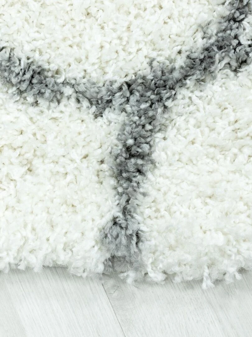 Tapis shaggy SCANDINAV A OEKO TEX®   Ecru