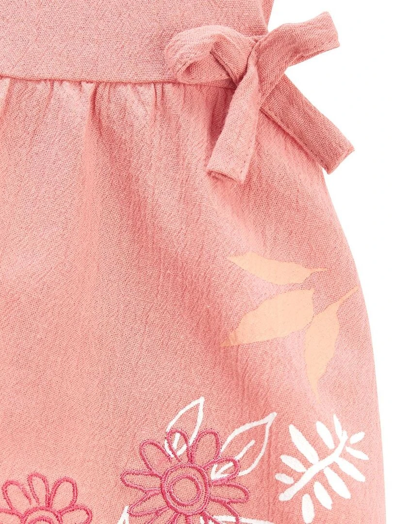 Ensemble bébé tunique + legging Sumba   Rose