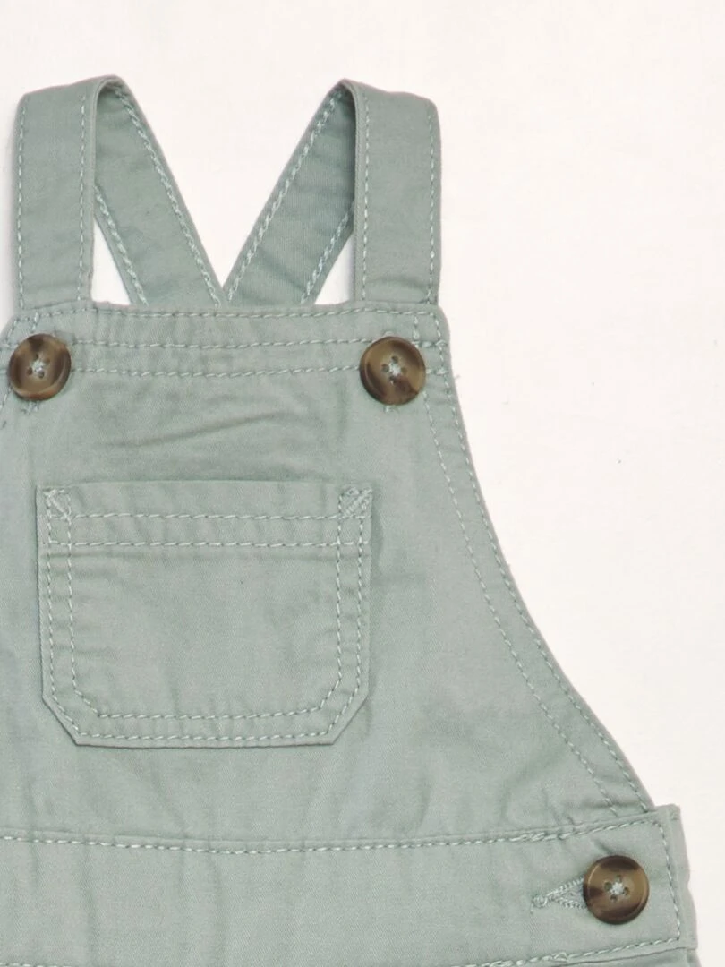 Salopette en molleton   Vert