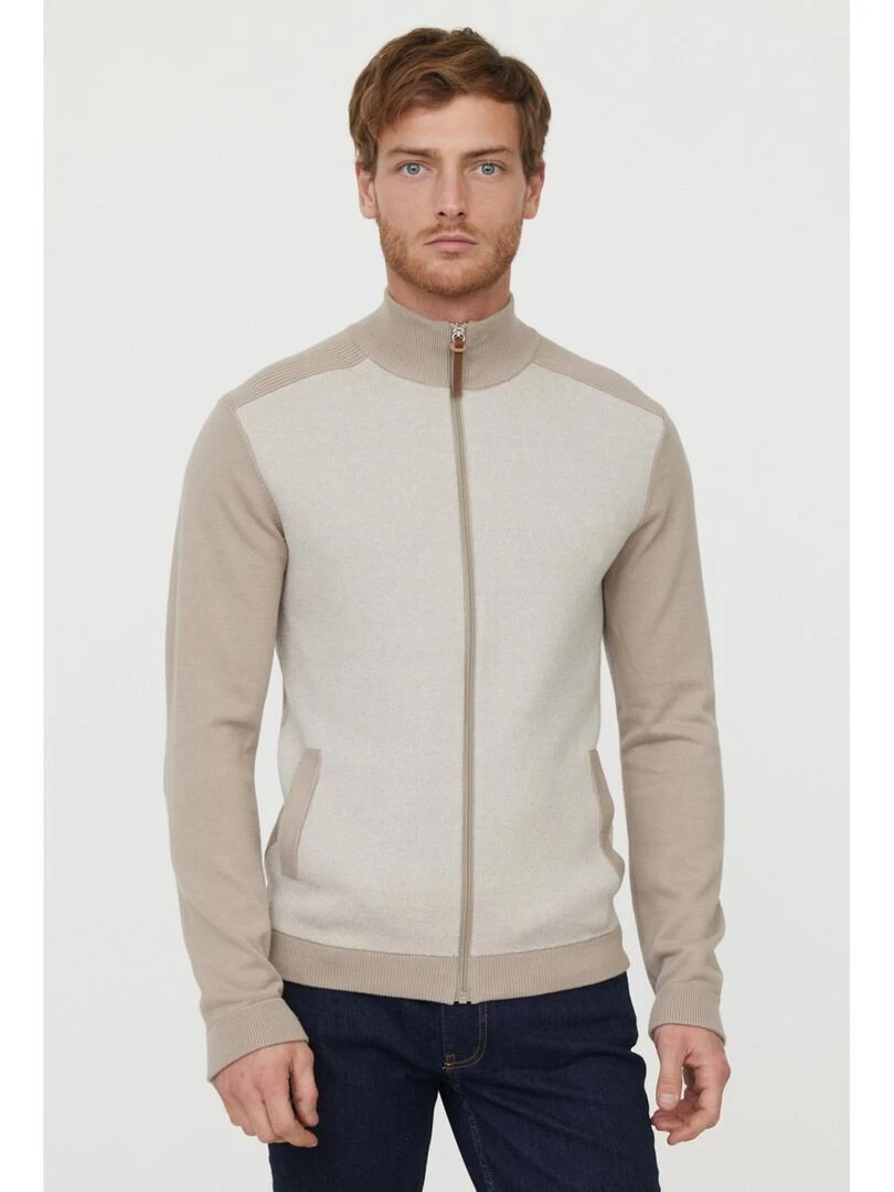 Lee Cooper Pull manches longues coton regular CEKO Taupe