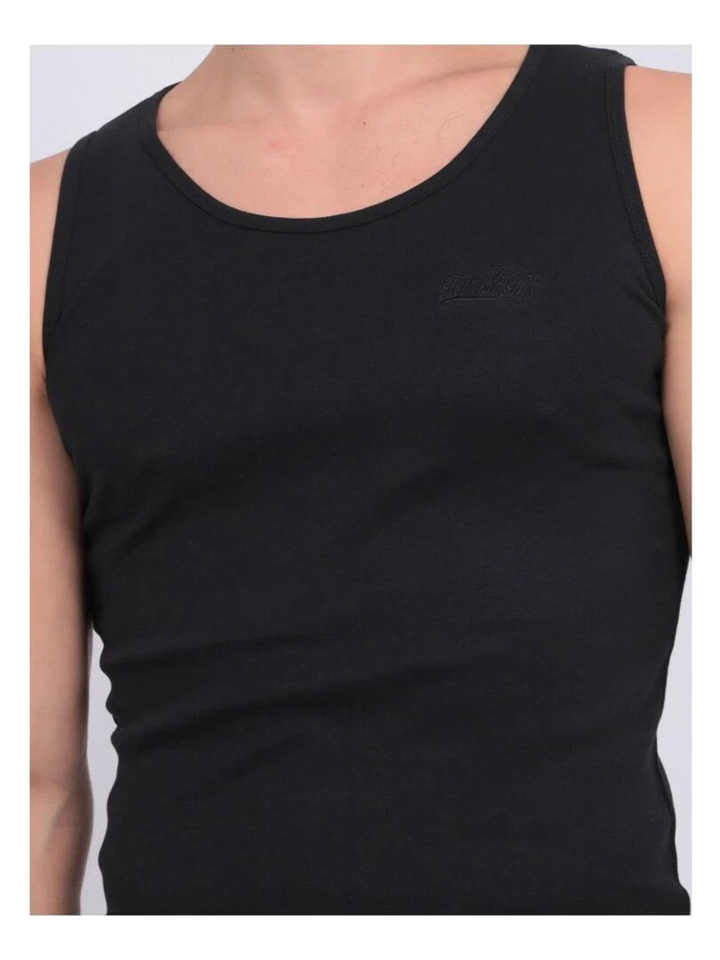 Débardeur pur coton organique WILL III   Noir