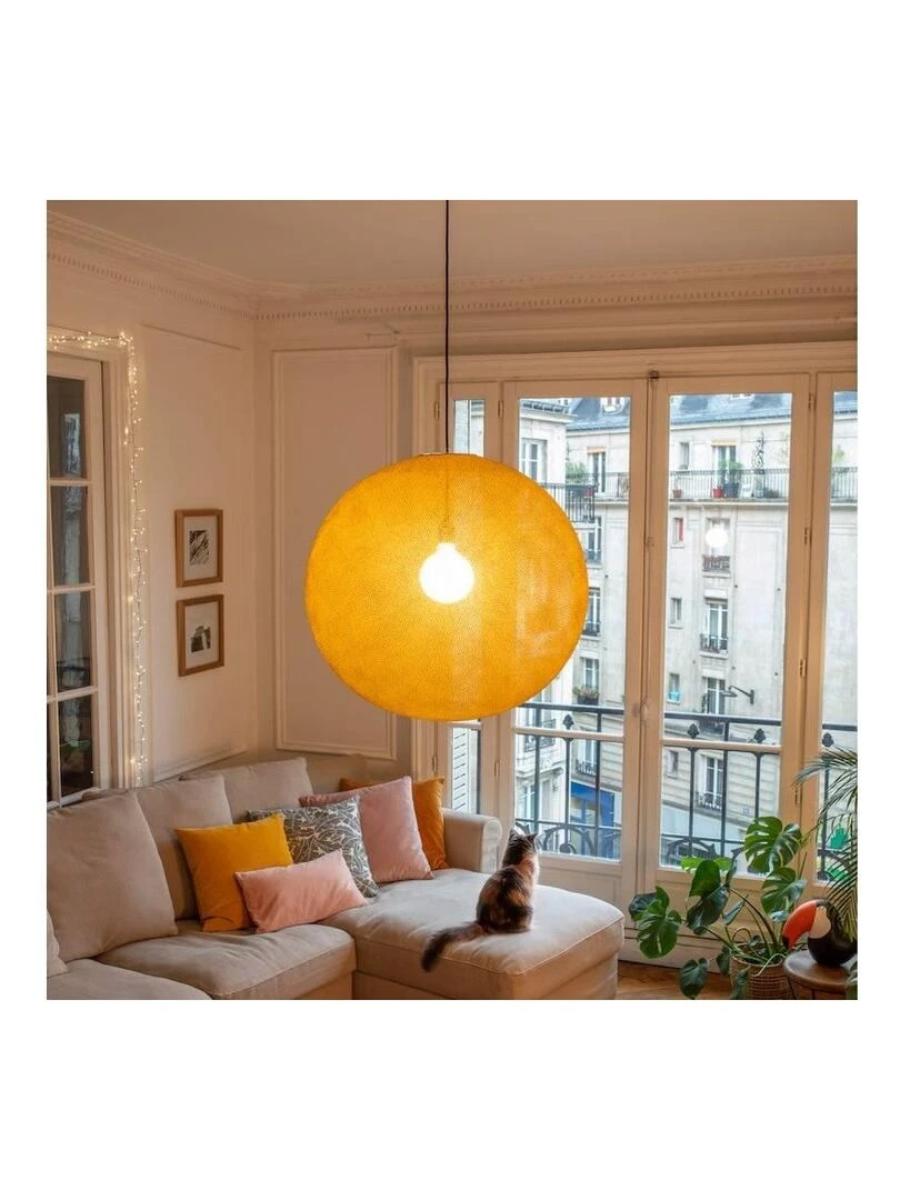 Globe Light XL 67cm Marron tabac