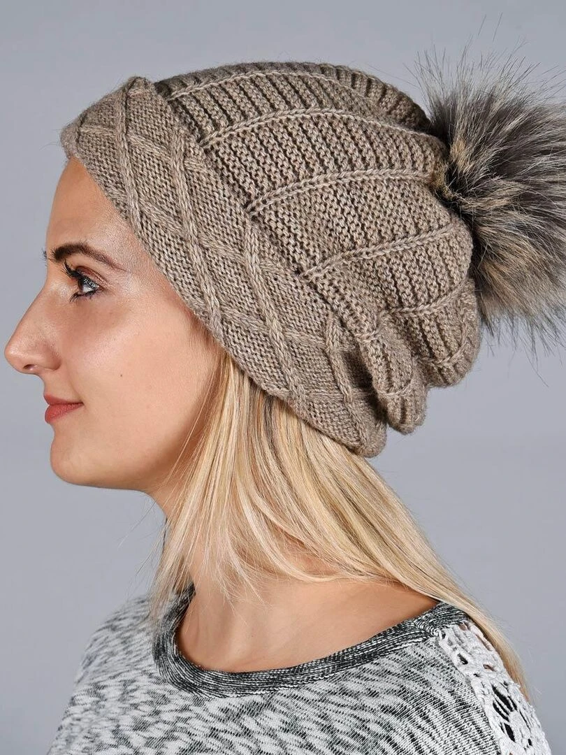 Bonnet Komin Made in UE Marron clair