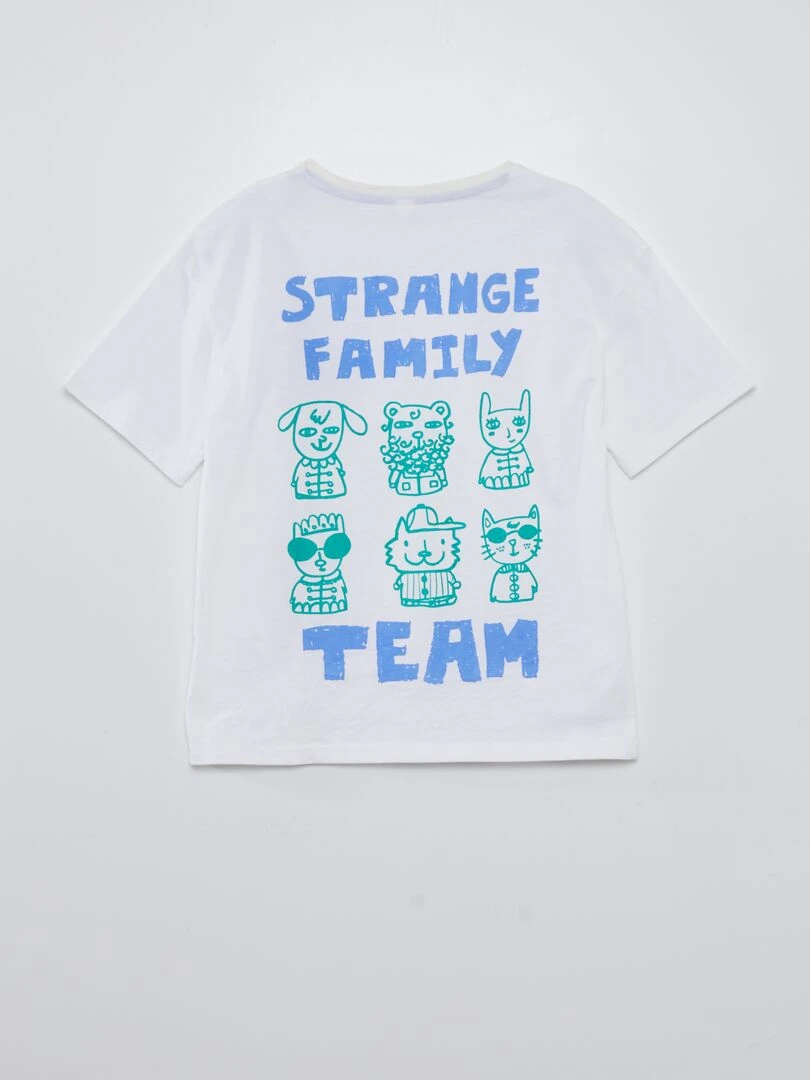 T shirt à col rond X Little Bad Wolf   Blanc