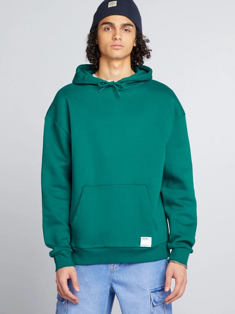 Sweat à capuche Vert