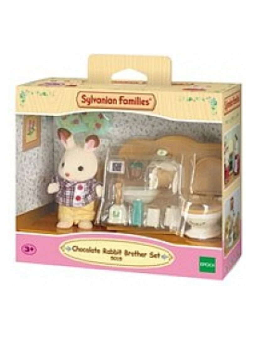 5015 'sylvanian Families' Frere Lapin Chocolat Toilettes   N/A