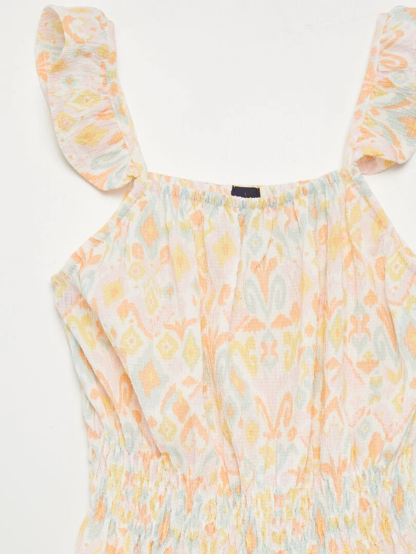 Robe légère imprimée   Blanc