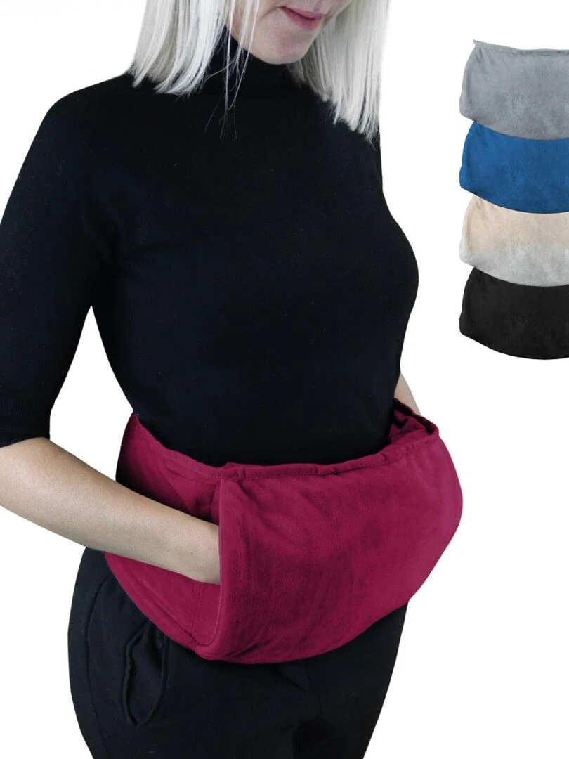 Chauffe mains manchon chauffant avec ceinture réglable Vivezen Violet