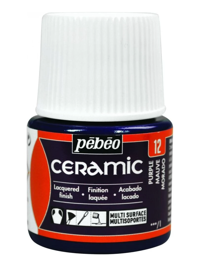Peinture céramique et multi surfaces   Mauve   45 ml   N/A